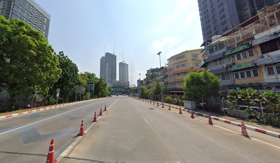 รูป ด่วน ! ให้เช่าที่ดิน ติดถนนพระราม 4 พื้นที่สีแดง ใกล้ MRT สามย่าน - รูปที่ 2/4