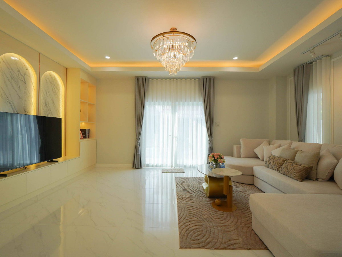 รูป ขายบ้านเดี่ยวสองชั้น พัทยา ตกแต่งพร้อมเข้าอยู่ ใกล้ทะเลหาดจอมเทียน - รูปที่ 2/28