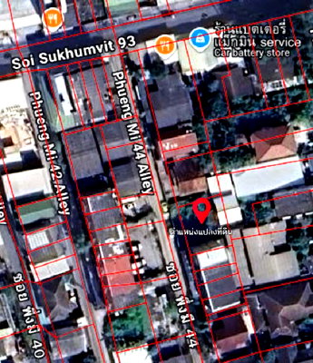 Land for sale Central Plaza Bang Na : Land for Sell 51 sq.wah Soi Phueng mi 44 Sukhumvit 93 Bangchak Near BTS Green Line