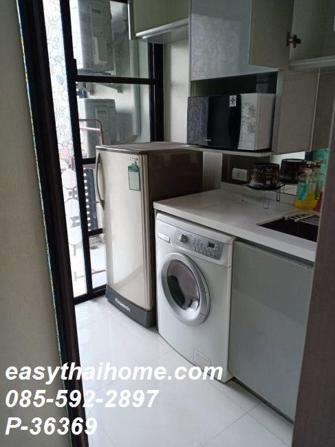 รูป [P-36369] ขาย เมโทร สกาย รัชดา 2.2 ล้าน (ราคาถูกสุด) | 1 นอน ชั้น 3 ตึก A ใกล้ MRT ห้วยขวาง ย่านดินแดง 085-592-2897 Line: @easythaihome - รูปที่ 10/20