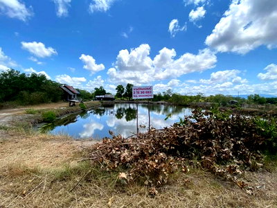 ที่ดิน จันทบุรี : 📍ขายที่ดินพร้อมบ่อน้ำเลี้ยงปลา/ทำเกษตร บางกะจะ จันทบุรี