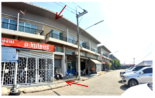 อาคารพาณิชย์ ปทุมธานี : อาคารพาณิชย์ 16 ตร.วา โครงการ วี วิลเลจ 2 ปทุมธานี คลองหลวง ปทุมธานี 2.3M