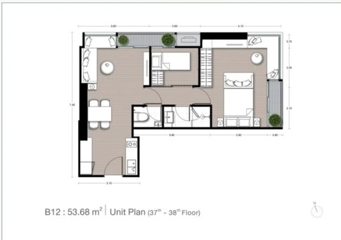 For sale 1 Bedroom Condominium in Noble Form Thonglor in Khlong Tan Nuea, Watthana, Bangkok BTS Thonglor HRE00156