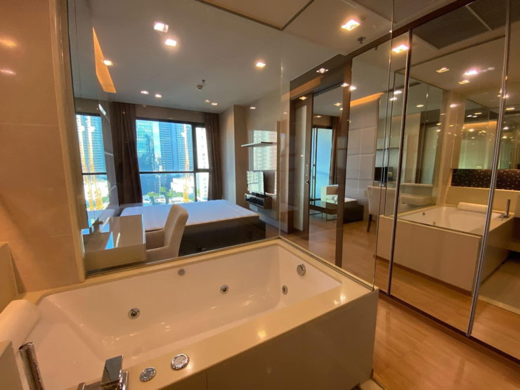 รูป ให้เช่าด่วน The Address สาทร 40,000 บาท ทำเลดี ใกล้ BTS พร้อมเข้าอยู่ - รูปที่ 14/19