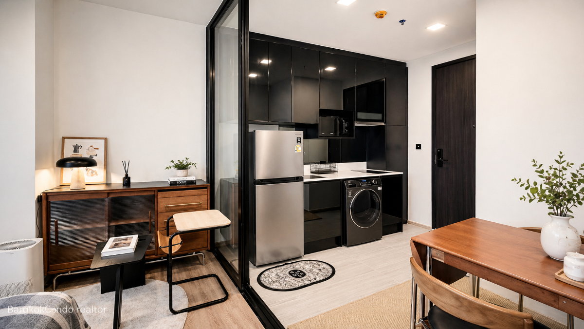 รูป 🍀🍀🍀 Prime condo location 🚆ให้เช่า📌 โนเบิล อราวน์ อารีย์ BTS อารีย์ (Line:@rent2022) ✨พร้อมเข้าอยู่  ✨ A11262 - รูปที่ 8/12