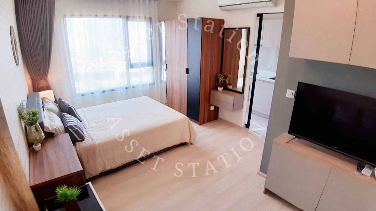 รูป 💎ขายห้องสวย! 🏙️Life Asoke ห้อง Studio ห้องแต่งครบ Yeildดี | MRT เพชรบุรี🏙️ - รูปที่ 6/12