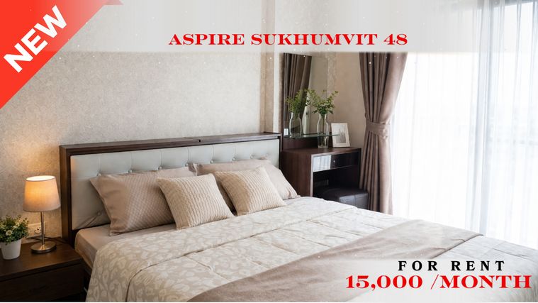 🍀🍀🍀Prime condo Location 🚆ให้เช่า📍แอสปาย สุขุมวิท 48 (Line:@rent2022) BTSพระโขนง พร้อมเข้าอยู่ ✨ A05290