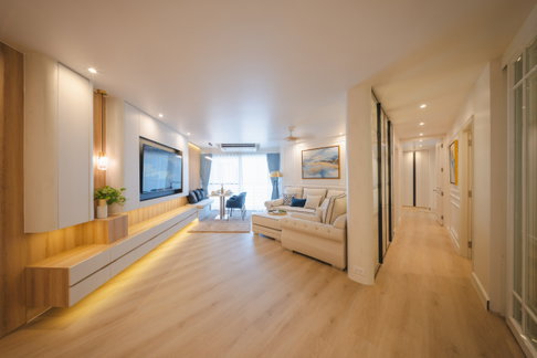 Condo for rent : Bangkok Garden, 3 Bedrooms 2 Bathrooms, 92 sq.m, 17th Floor, Fully furnished