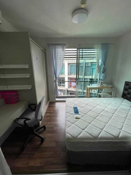 P-100812 Condo for Rent A Space Me Sukhumvit 77 near MRT Si Nut Station! Cozy 1-Bedroom, Great Price 8,000 THB/Month | Line Id: @easythaihome 