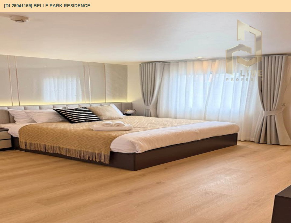 รูป DL26041169 ขายคอนโด เบล พาร์ค เรสซิเดนท์ (Belle Park Residence) ใกล้ BTS ช่องนนทรี พร้อมเข้าอยู่ โทรด่วน 0800343450 LineID @655ebbvc - รูปที่ 2/14