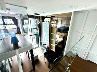 Condos for rent : 🚩 For rent condo IDEO NEW RAMA 9 Building 1, Floor 23,Duplex, Room size 51 sqm
