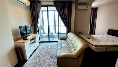 Condos for rent : For Rent Ideo Q Siam-Ratchathewi Best price High floor City view DS2853 | Line @Dstay