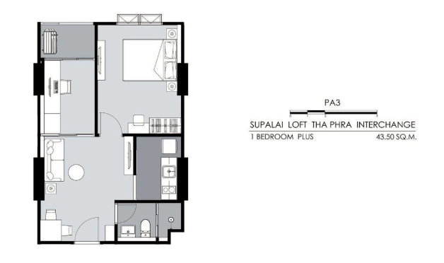 รูป ​🚉 ใช้ชีวิตโดดเด่นบนทำเล Interchange Supalai Loft ท่าพระฯ | ขายดาวน์เพียง 220,000📣ห้องใหญ่ราคาพิเศษ | ราคาเต็ม 3.1 ลบ*เท่านั้น | Line: @whitesand - รูปที่ 3/3