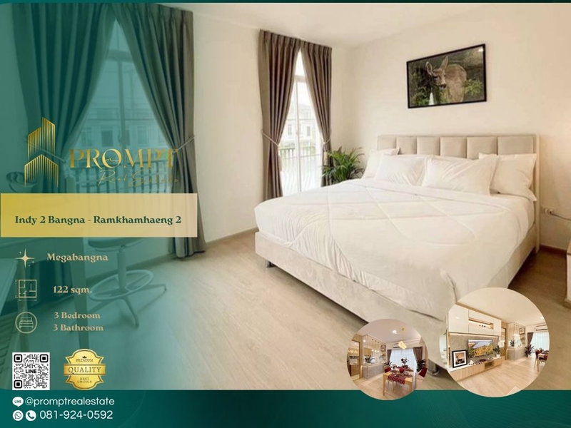 บ้านเดี่ยวให้เช่า : IJ04471 - Indy 2 Bangna - Ramkhamhaeng 2 : MegaBangna