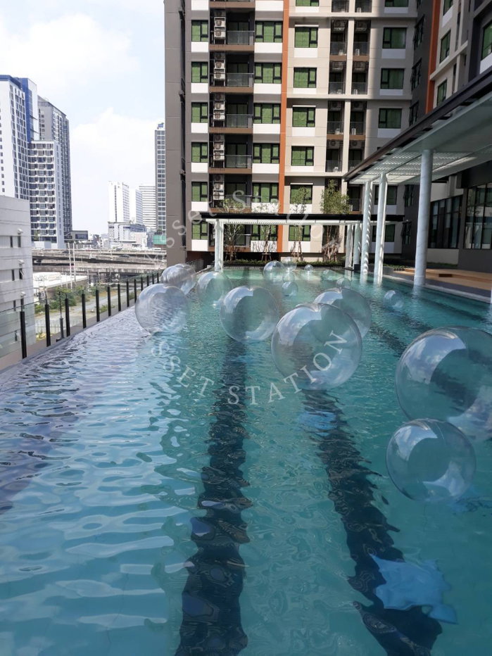 รูป 💎ขายห้องสวย! 🏙️Life Asoke ห้อง Studio ห้องแต่งครบ Yeildดี | MRT เพชรบุรี🏙️ - รูปที่ 12/12