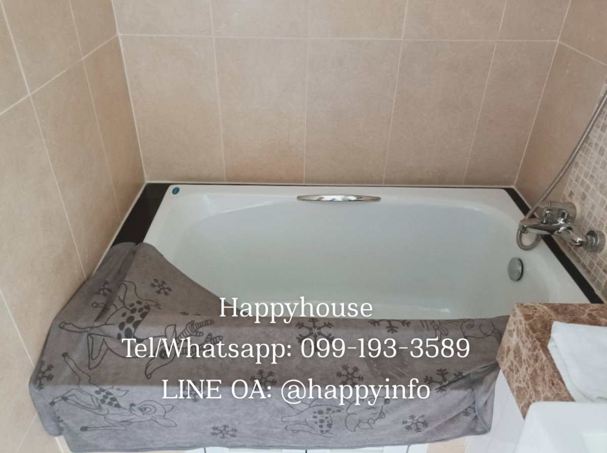 picture 5th floor, quiet forest view  Fully furnished, electrical appliances, only 6,500 baht/month  - 7/9