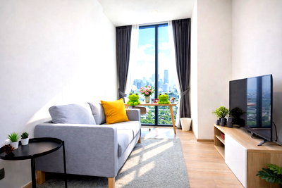Condos for rent : ✨ Condo for Rent – THE LINE Phahon - Pradipat ✨ High Floor, Beautiful View, near BTS Saphan Khwai, Chatuchak Park @sariproperty 082-558-9459