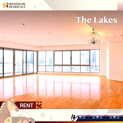 Condos for rent Tiwanon Road :  Spacious Unit at The Lakes 💎 Luxury high-floor unit with stunning views 🌃🏞️ 