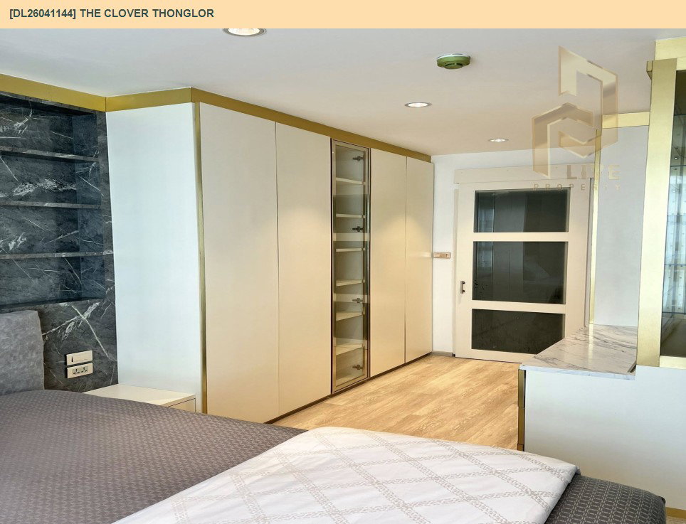 รูป DL26041144 ให้เช่าคอนโด เดอะ โคลเวอร์ ทองหล่อ (The Clover Thonglor) ใกล้ BTS ทองหล่อ พร้อมเข้าอยู่ โทรด่วน 0800343450 LineID @655ebbvc - รูปที่ 19/19