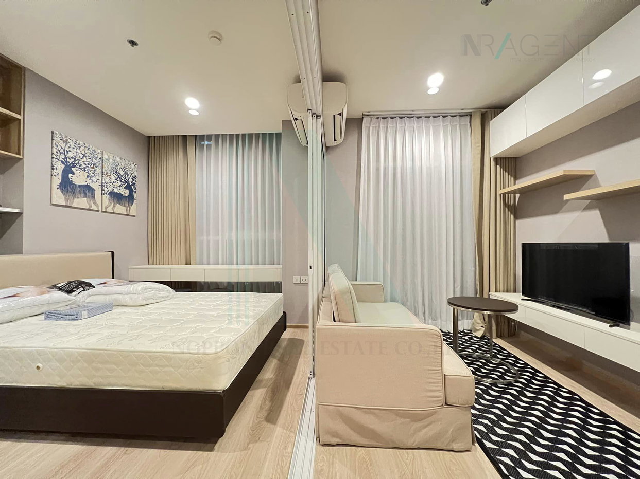 รูป 🚩 ให้เช่าคอนโด โนเบิล รีวอลฟ์ รัชดา 2 อาคาร 1 ชั้น 11 1 ห้องนอน ขนาด 26.00 ตรม ใกล้ AIA Capital Center - รูปที่ 4/8