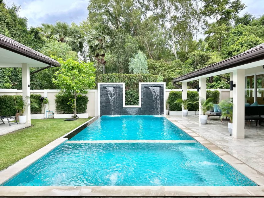 รูป KT0413📲LineID @556ryccg🚵Pool Villa ห้วยใหญ่ 6ห้องนอน ที่ดิน 215ตรว บ้าน 350ตรม🏊พร้อมสระว่ายน้ำ🌷สวน🪑เฟอร์นิเจอร์ ใกล้Motorway7 - รูปที่ 6/21