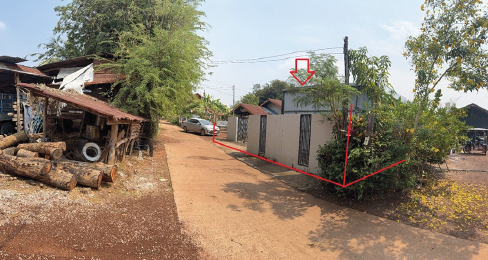 รูป บ้านเดี่ยว 122 ตร.วา วานรนิวาส สกลนคร วานรนิวาส สกลนคร 2.7M - รูปที่ 2/6