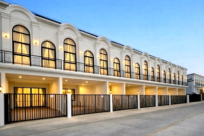Townhouses for rent Chonburi : KT0410🚵Townhome Pornprapanimit15 Nongprue Public Park 3Bedroom size 110sqm🪑Fully furnished