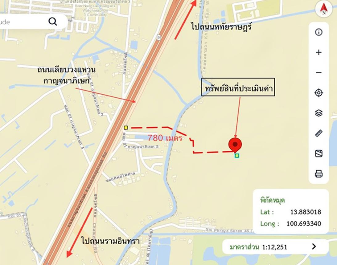 รูป บ้านเดี่ยว 102.1 ตร.วา เศรษฐสิริ วงแหวน-จตุโชติ เขตคลองสามวา กรุงเทพมหานคร 16M - รูปที่ 45/46