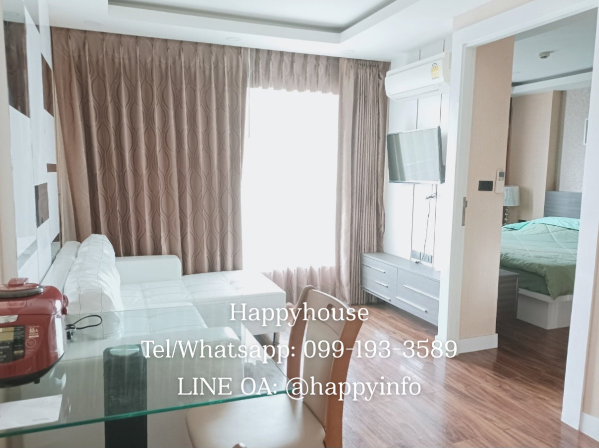 picture 5th floor, quiet forest view  Fully furnished, electrical appliances, only 6,500 baht/month  - 2/9