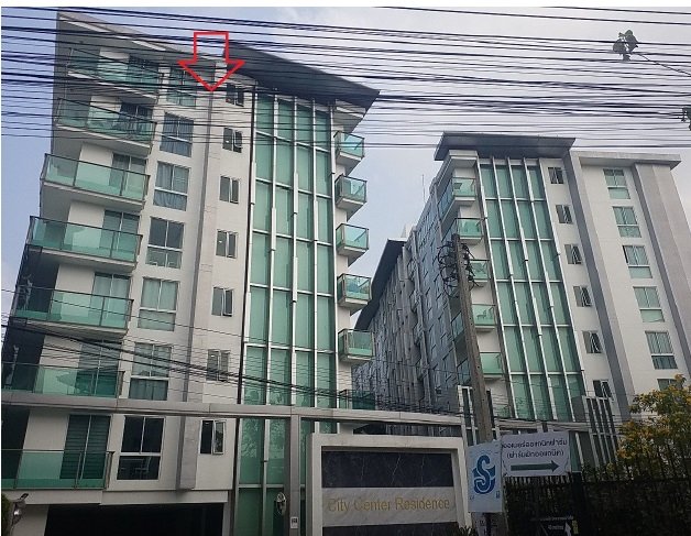 รูป ห้องชุด/คอนโดมิเนียม 25.22 ตร.ม. ห้องชุด ซิตี้เซ็นเตอร์ เรสซิเด้น [ชั้น 3 อาคาร 2] บางละมุง ชลบุรี 1.6M - รูปที่ 2/13