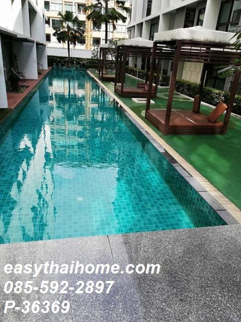 รูป [P-36369] ขาย เมโทร สกาย รัชดา 2.2 ล้าน (ราคาถูกสุด) | 1 นอน ชั้น 3 ตึก A ใกล้ MRT ห้วยขวาง ย่านดินแดง 085-592-2897 Line: @easythaihome - รูปที่ 4/20