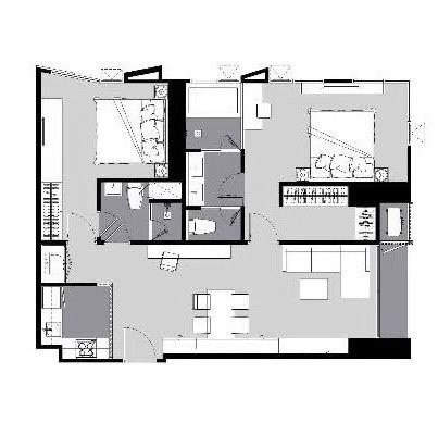 รูป Rhythm Ekkamai Sukhumvit63 2Bedroom For Rent - รูปที่ 22/22