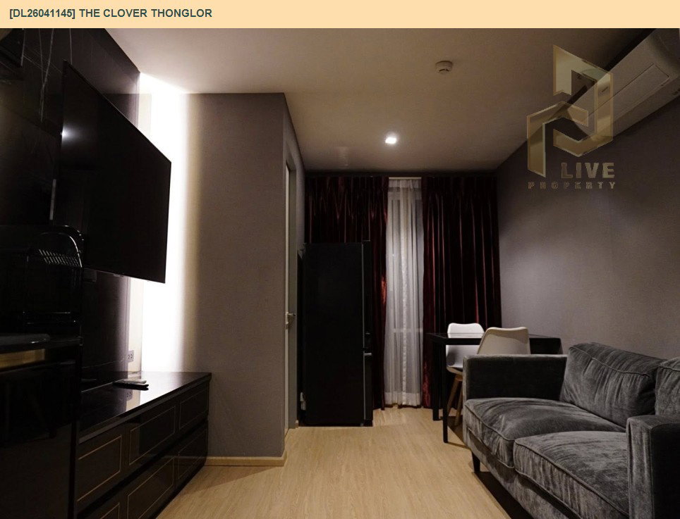 รูป DL26041145 ให้เช่าคอนโด เดอะ โคลเวอร์ ทองหล่อ (The Clover Thonglor) ใกล้ BTS ทองหล่อ พร้อมเข้าอยู่ โทรด่วน 0800343450 LineID @655ebbvc - รูปที่ 10/16