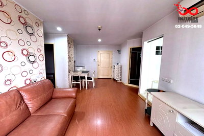 ขายคอนโด : ขายลุมพินี คอนโดทาวน์ รามอินทรา - นวมินทร์ 50 ตร.ม. ชั้น 12 ติดถนนใหญ่ ใกล้รถไฟฟ้าสายสีชมพู