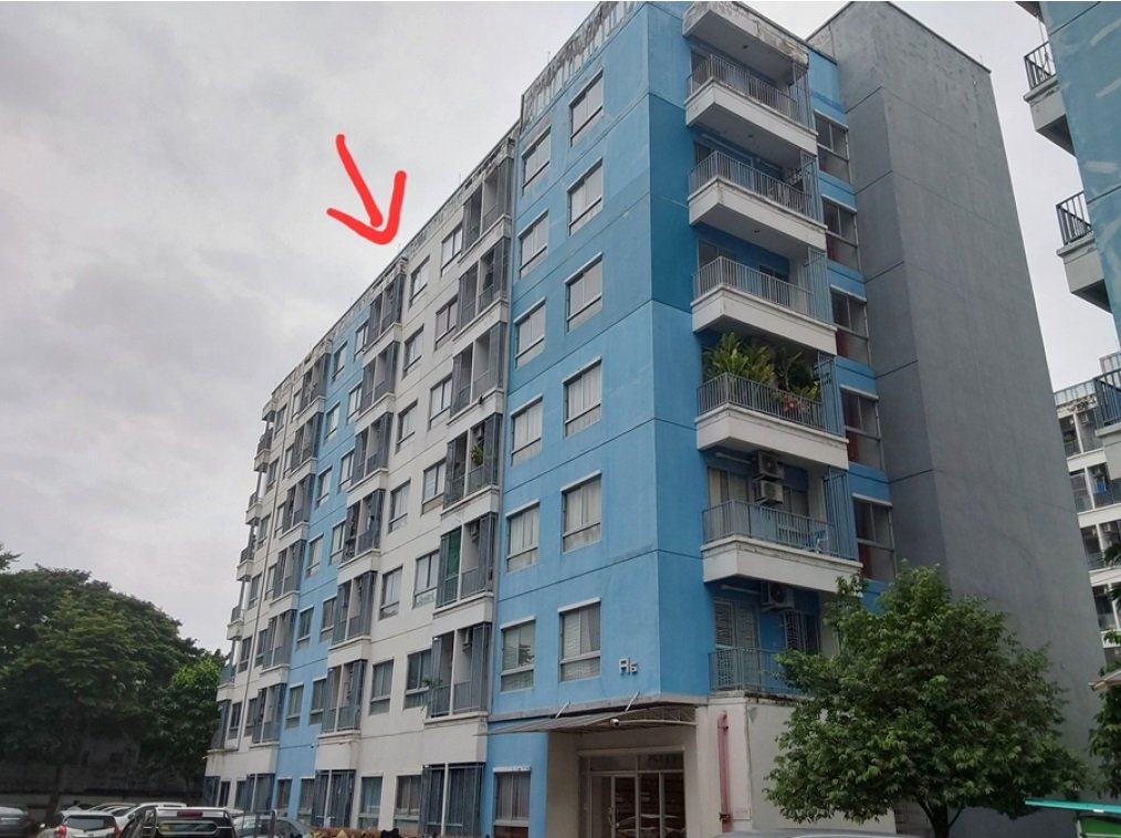 รูป ห้องชุด/คอนโดมิเนียม 27.93 ตร.ม. ห้องชุด เดอะคิทท์ ติวานนท์ [ชั้น 3 อาคาร A6] ปากเกร็ด นนทบุรี 1.1M - รูปที่ 2/15