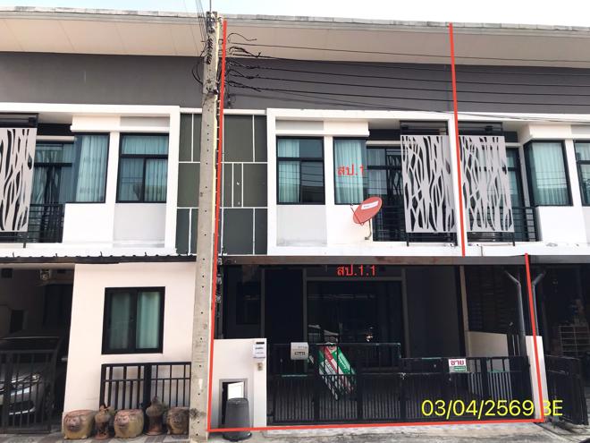 รูป ทาวน์เฮ้าส์ 20.5 ตร.วา เดอะทรัสต์ ทาวน์โฮม ราชพฤกษ์-รัตนาธิเบศร์ 2 ปากเกร็ด นนทบุรี 2.1M - รูปที่ 1/28