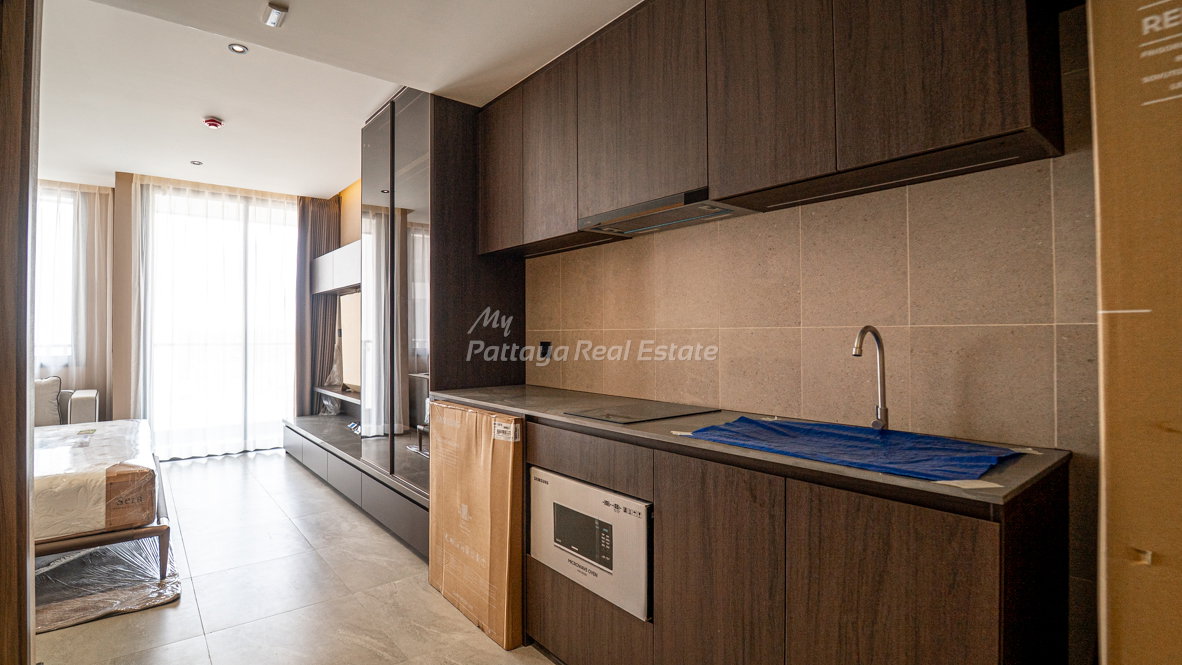 รูป 🛏️ Studio - 🛁 1 ห้องน้ำ - 🏙️ City View - 🇹🇭 ชื่อไทย - 🏢 The Panora Estuaria Na-Jomtien - รหัส: PANOE06 - รูปที่ 1/13