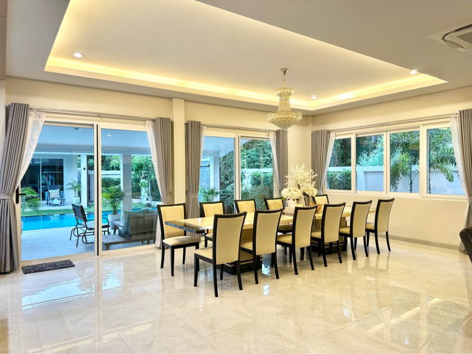 รูป KT0413🚵Pool Villa ห้วยใหญ่ 6ห้องนอน ที่ดิน 215ตรว บ้าน 350ตรม🏊พร้อมสระว่ายน้ำ🌷สวน🪑เฟอร์นิเจอร์ ใกล้Motorway7 - รูปที่ 5/21