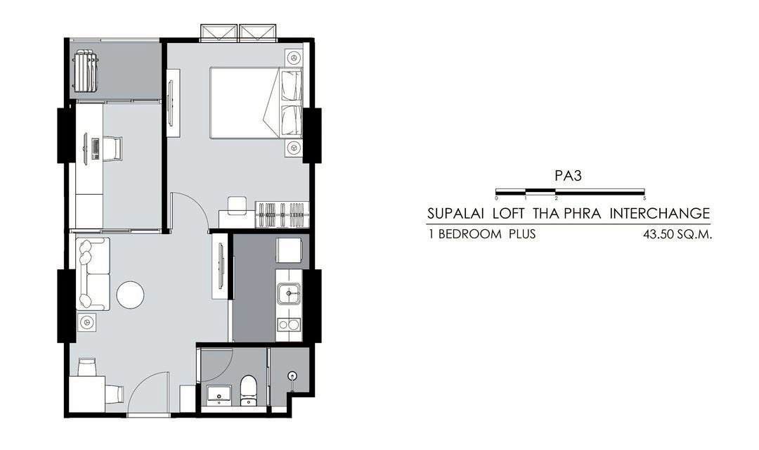 รูป ​🔥 ดีลดีที่สุดสำหรับการลงทุน Supalai Loft ท่าพระฯ | ขายดาวน์ห้องใหญ่ 43.5 ตร.ม. เพียง 220,000.- ( ราคา 3.1 ลบ.เท่านั้น‼️) | Line: @whitesand - รูปที่ 1/3