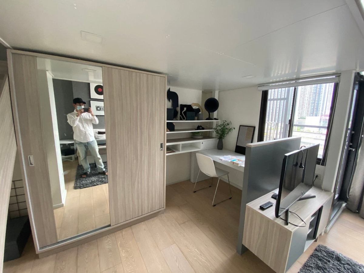 รูป 🟢For Rent🟢 ชีวาทัย อโศก ห้องตัวอย่าง ห้องสวย เฟอร์นิเจอร์ครบ 📱แอดไลน์ @519honhd (ตอบ ⚡ 24 ชม.) CV37 - รูปที่ 5/9