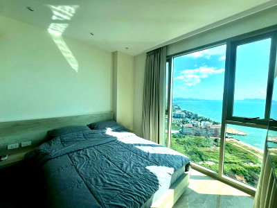 Condos for rent Sattahip Chonburi : ⛵ Riviera Monaco ⛵ Sea view / 34F / 1bedroom >> THB18,000/month彡