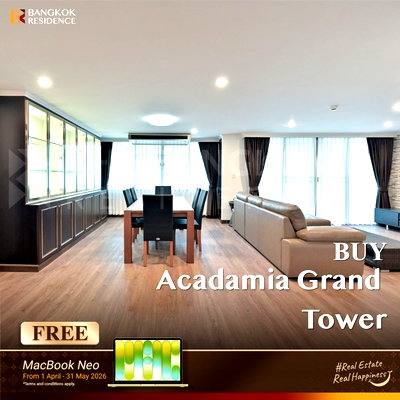 Condos for sale Bangkok University : 🏙️Penthouses for Sale  Academia Grand Tower Sukhumvit 43 near BTS Phrom Phong , Special Deal  Spacious Unit ✨