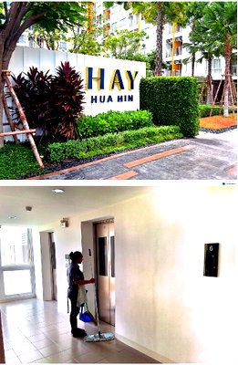 ขายคอนโด : ห้องชุด/คอนโดมิเนียม 25.04 ตร.ม. ห้องชุด เฮย์ หัวหิน [ชั้น 6] หัวหิน ประจวบคีรีขันธ์ 1.6M