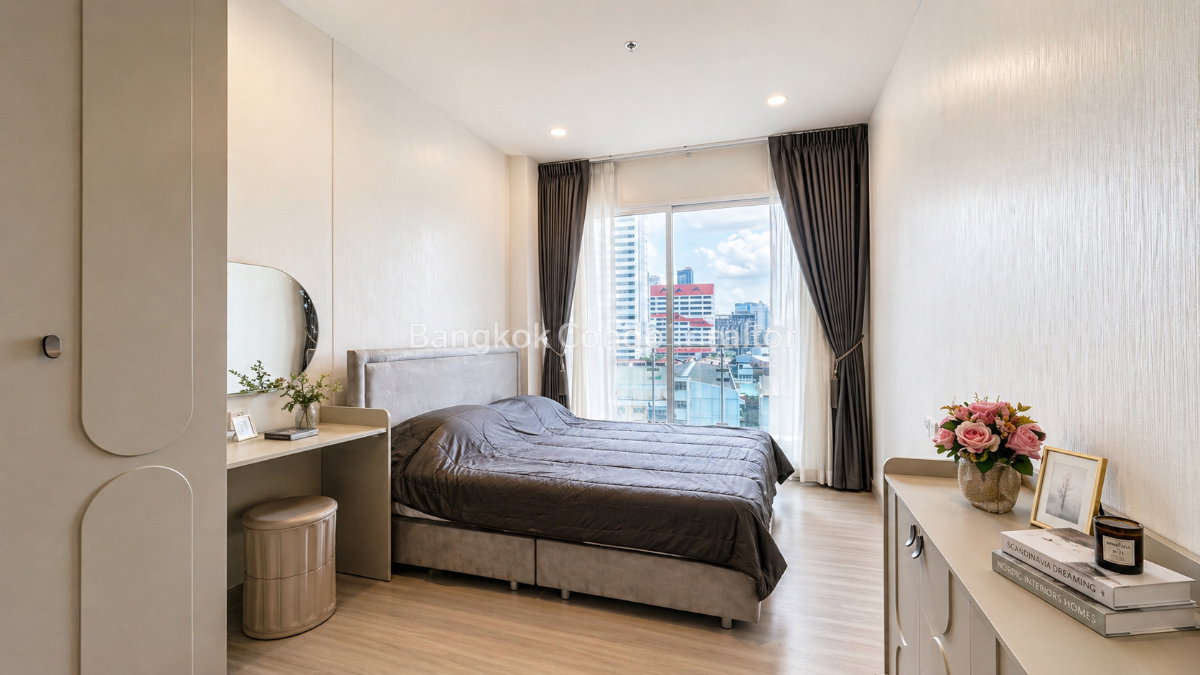 รูป 🍀🍀 Prime condo location 🚆ให้เช่า📌 ศุภาลัย พรีเมียร์ สี่พระยา - สามย่าน (Line:@rent2022)MRT สามย่าน✨พร้อมเข้าอยู่🔖A05559 - รูปที่ 4/9