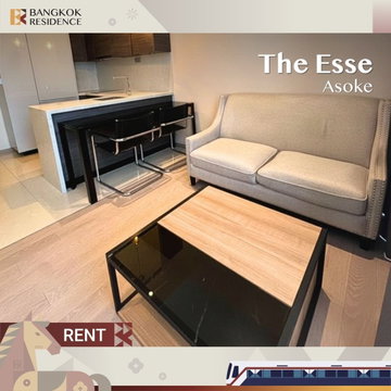  Rent Cnodo ✨ The Esse Asoke, 1BR 45sqm 38K, Beautiful unit, great price 💎 near MRT Sukhumvit 