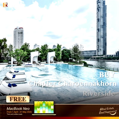 Condos for sale : 🌊 Riverside Condo for Sale Lowest Price! on the Market! Chapter Charoennakhorn-Riverside near ICONSIAM 🛍️