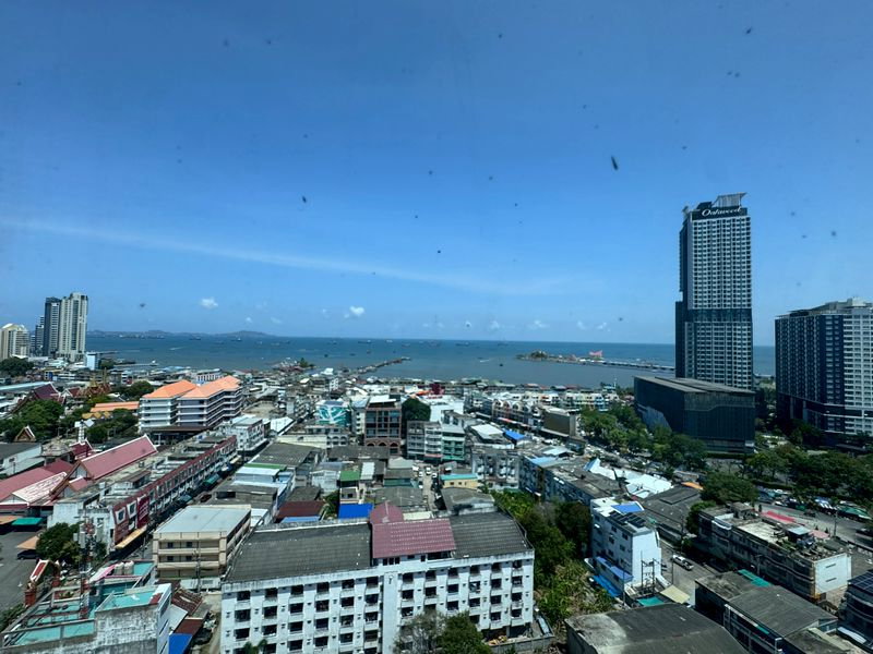 รูป ขายคอนโดศรีราชา วิว ห้องมุม วิวทะเล ชั้นสูง ทำเลดีมาก  - รูปที่ 7/8