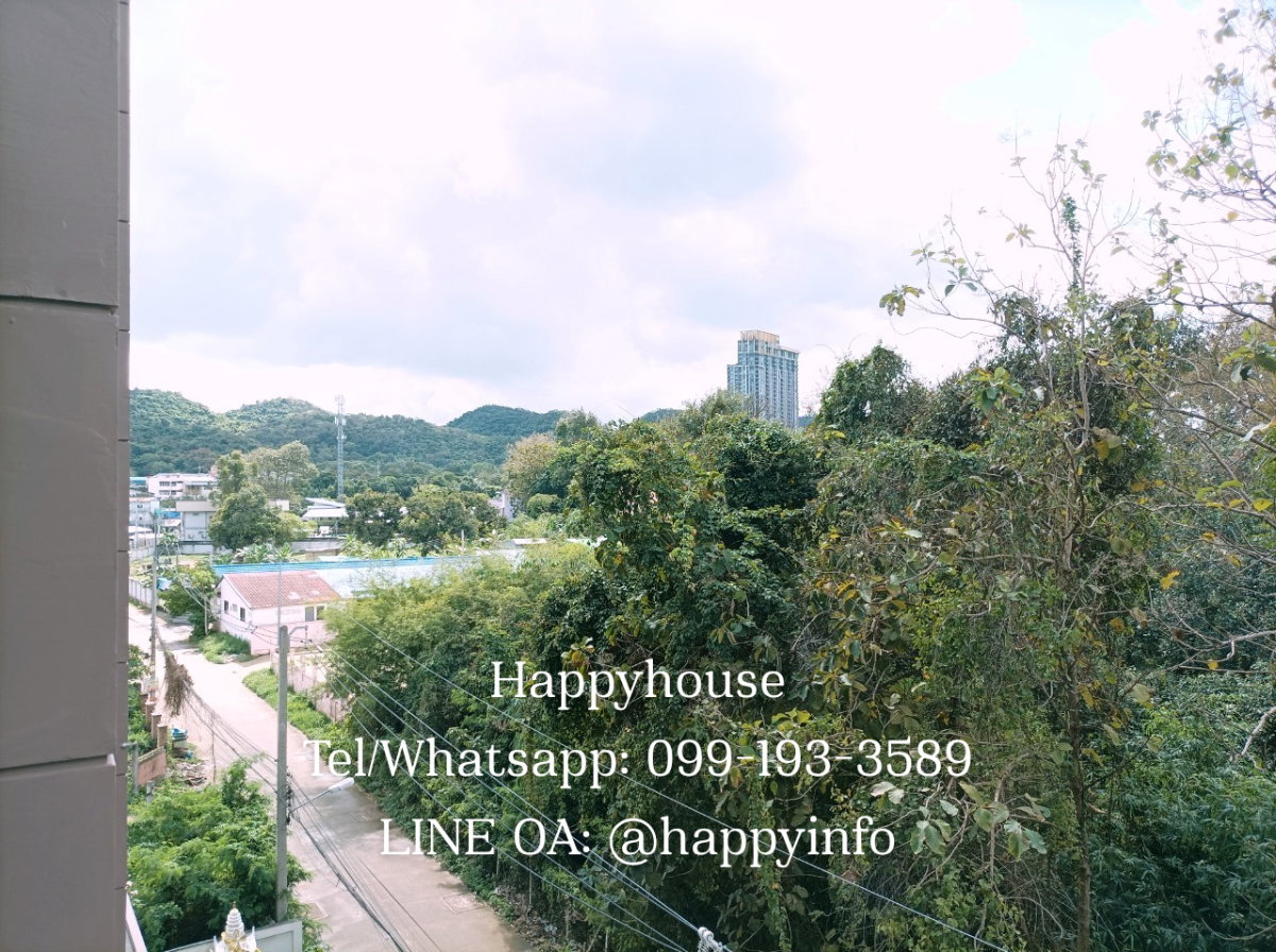 picture 5th floor, quiet forest view  Fully furnished, electrical appliances, only 6,500 baht/month  - 9/9