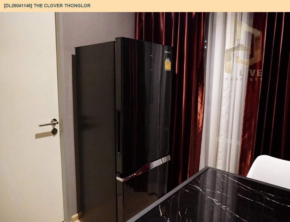 รูป DL26041146 ขายคอนโด เดอะ โคลเวอร์ ทองหล่อ (The Clover Thonglor) ใกล้ BTS ทองหล่อ พร้อมเข้าอยู่ โทรด่วน 0614453194 LineID @162cjixi - รูปที่ 9/16