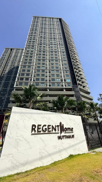 รูป **ให้เช่าคอนโด Regent Home วุฒากาศ | ห้องใหม่ พร้อมอยู่ ใกล้ BTS เพียง 180 เมตร** - รูปที่ 3/13